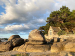 Promenade au soleil couchant